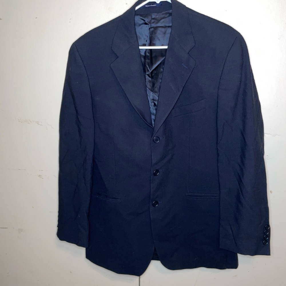 Polo Ralph Lauren suit Blazer 40 r and pants size 40x34 navy blue